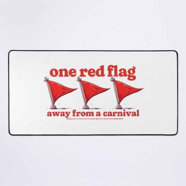 Item preview, Funny Red Flags Quote – Hot Mess Energy Vibes designed and sold by THETEEHEEPARTY.