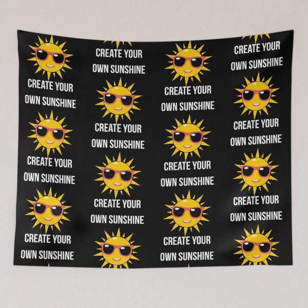 Item preview, Create Your Own Sunshine - white designed and sold by VasInd.