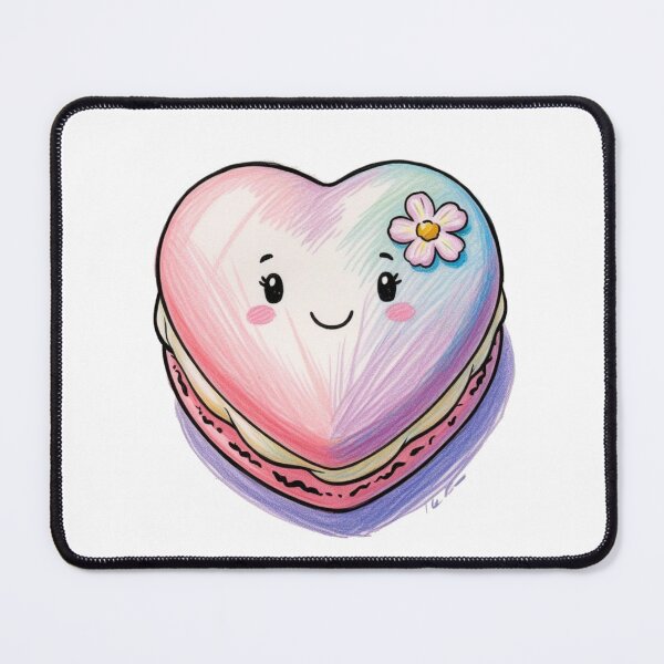 Item preview, Heart Macaron  designed and sold by PinkiPop Studio.