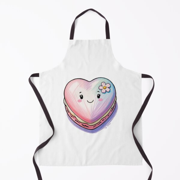 Item preview, Heart Macaron designed and sold by PinkiPop Studio.