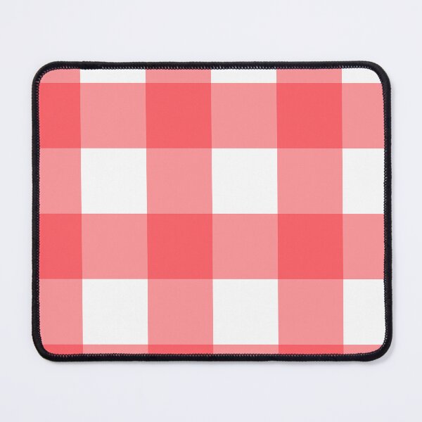 Item preview, Gingham 2 red guava designed and sold by ThreadBorne.