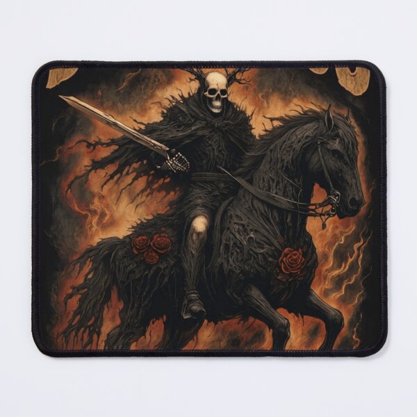 Item preview, Rider of Darkness - Apocalyptic Art Print designed and sold by Ironzoulz.