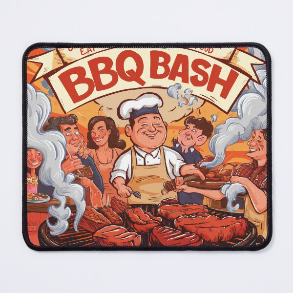 Item preview, grill & chill meat and great barbeque illustration art abstract designed and sold by Mudikeys.