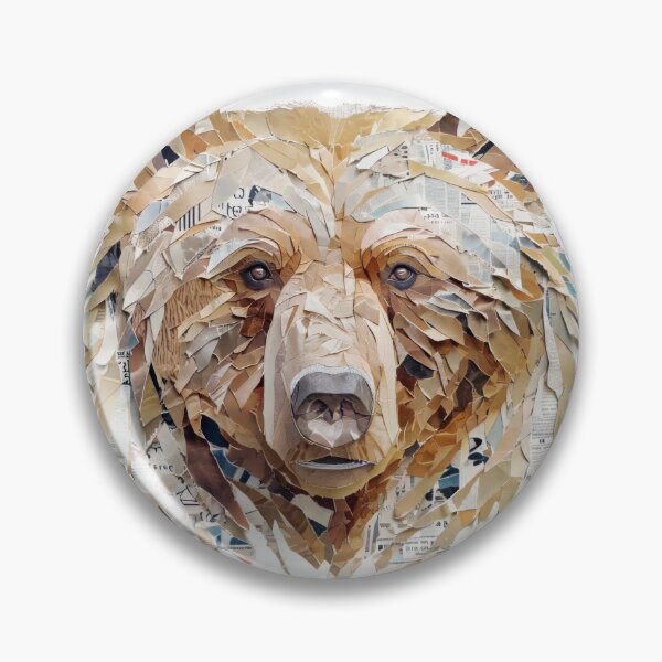 Item preview, Grizzly Strength Collage designed and sold by caracatita75.