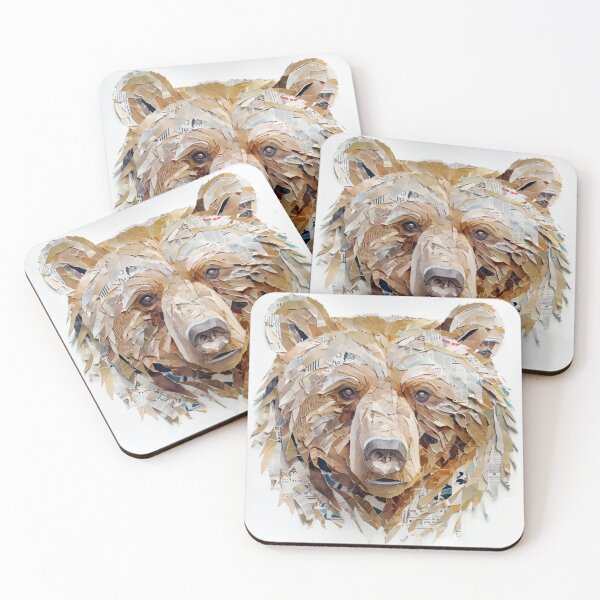 Item preview, Grizzly Strength Collage designed and sold by caracatita75.