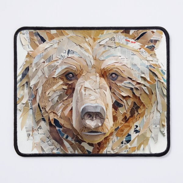 Item preview, Grizzly Strength Collage designed and sold by caracatita75.