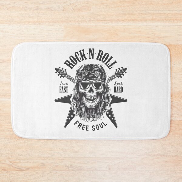 Item preview, Rock 'n' Roll Skull designed and sold by BugiDesignArt.