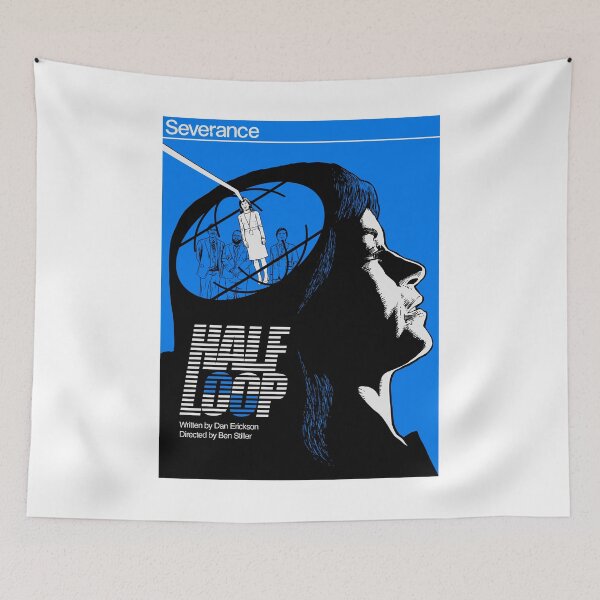 Item preview, Lumon Industries Half Loop Severance Movies Poster Retro Vintage designed and sold by RamonMiller.
