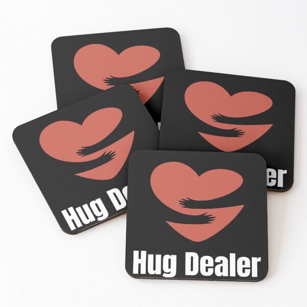 Item preview, Hug Dealer - white designed and sold by VasInd.