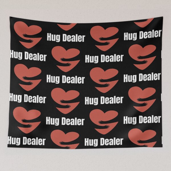 Item preview, Hug Dealer - white designed and sold by VasInd.