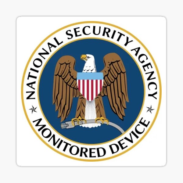 Artikel-Vorschau von nsa monitored device, designt und verkauft von Tijjer's Shop.