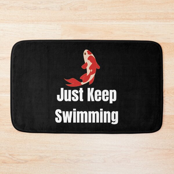 Item preview, Just Keep Swimming - white designed and sold by VasInd.