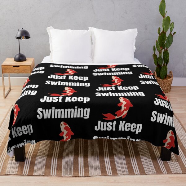Item preview, Just Keep Swimming - white designed and sold by VasInd.