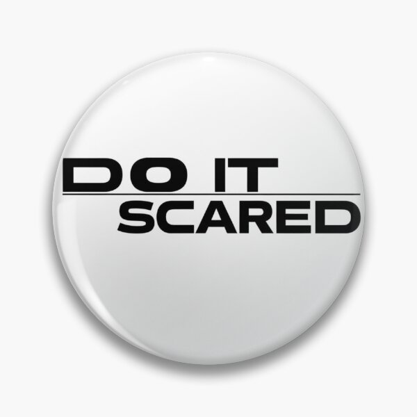Item preview, Do It Even If You're Afraid – Minimalist Motivational Quote designed and sold by StormArte.