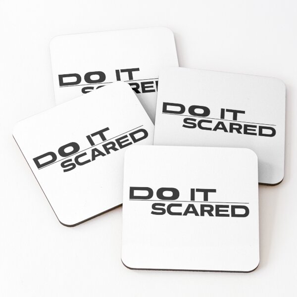Item preview, Do It Even If You're Afraid – Minimalist Motivational Quote designed and sold by StormArte.