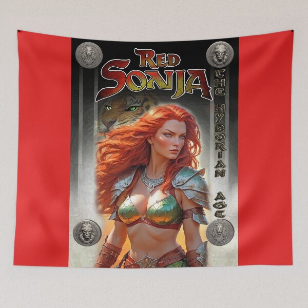 Item preview, Red Sonja by Dimitrije Kebara designed and sold by Dimisbarbarian.