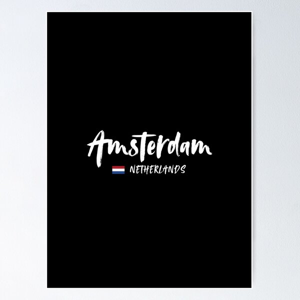 Aperçu de l'œuvre Amsterdam - Pays-Bas créée et vendue par StudioRedKoala.