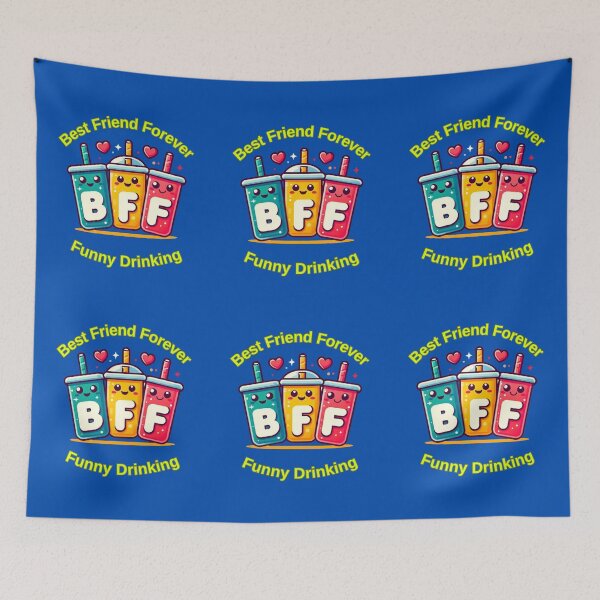 Item preview, Best Friend Forever Funny Drinking designed and sold by TrendsLook.