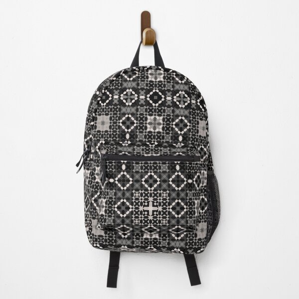 Item preview, “Infinite Interlace: Black & White Geometric Harmony” designed and sold by Tarjiart.