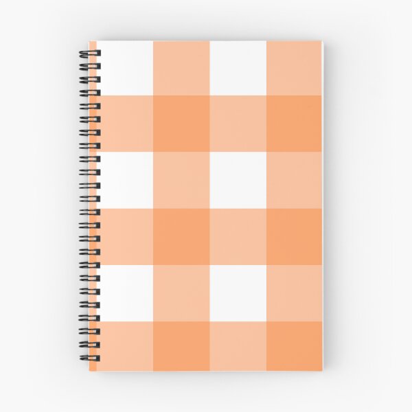 Item preview, Gingham 6 orange designed and sold by ThreadBorne.