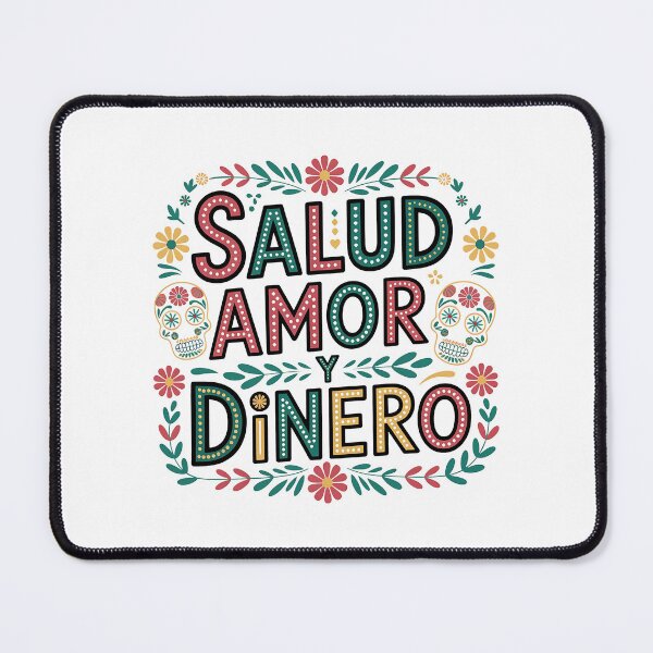 Item preview, Salud Amor y Dinero – Dia de los Muertos Skull Design designed and sold by Fragy72.