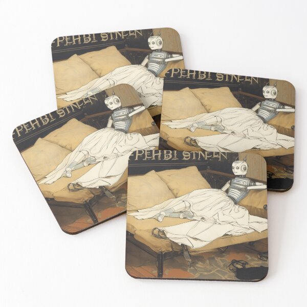 Item preview, Robot Love Art Illustrations from the 1800s | #3 designed and sold by NickWhittleArt.