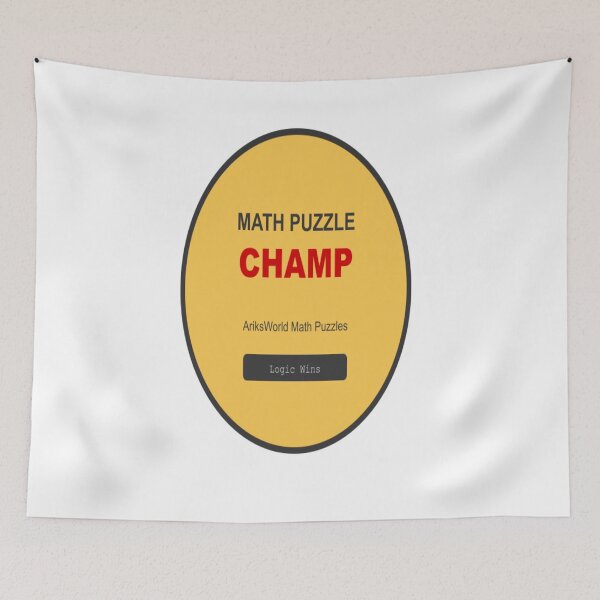 Item preview, AriksWorld Puzzle Badge — Logic Wins designed and sold by ariksworld.