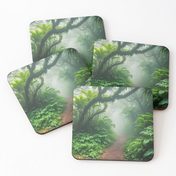 Item preview, Misty Jungle Path designed and sold by NeoHues.