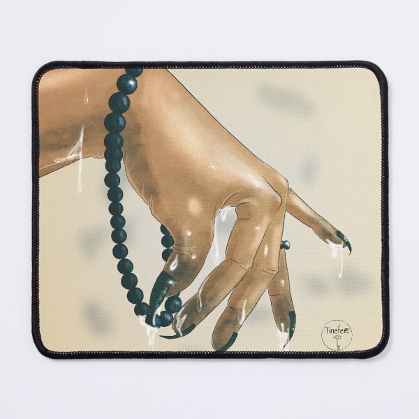 Item preview, Hand holding a lapis lazuli necklace designed and sold by Tinefer1111.