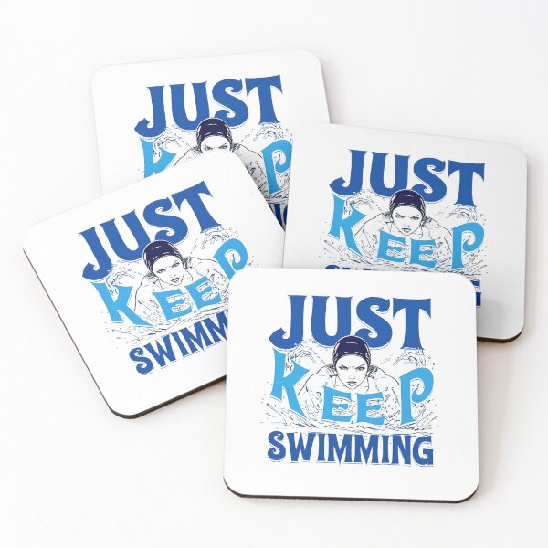 Item preview, Just Keep Swimming designed and sold by ArtisticDesignsbyLinda.