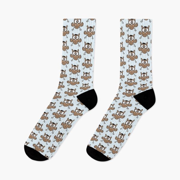 Item preview, Owl jumps funny jumping jack flies flutters happy designed and sold by shirt-o-mat.