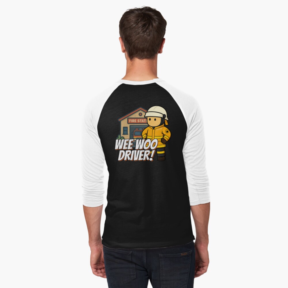 Item preview, Baseball ¾ Sleeve T-Shirt designed and sold by Flashover.