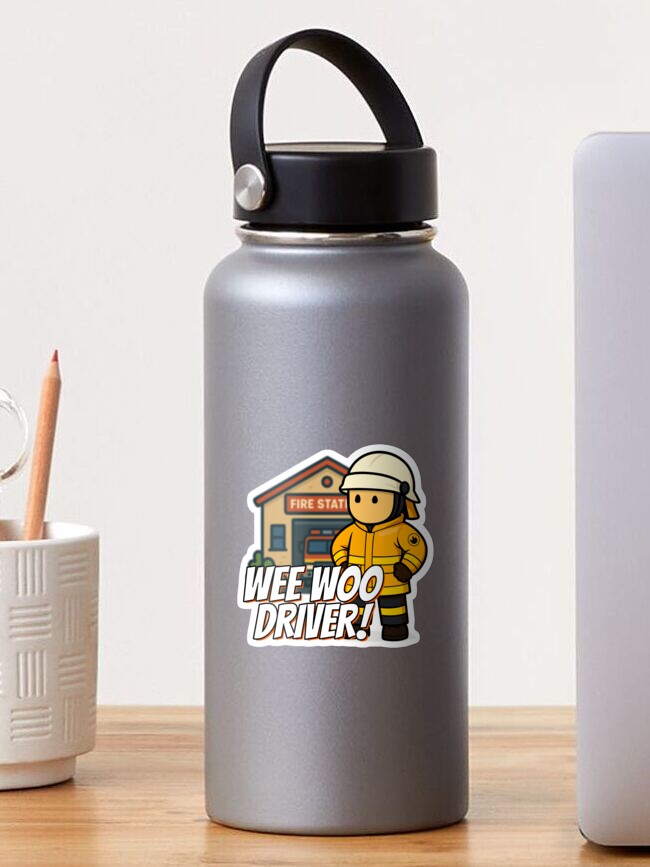 Thumbnail 1 of 3, Sticker, Wee Woo Driver - Rural designed and sold by Flashover.