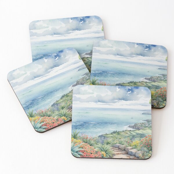 Item preview, Serene Coastal Vista designed and sold by NeoHues.