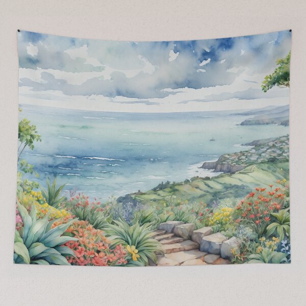 Item preview, Serene Coastal Vista designed and sold by NeoHues.