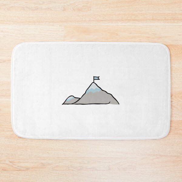 Item preview, Goal Reached – Mountain with Flag Minimal Style designed and sold by StormArte.