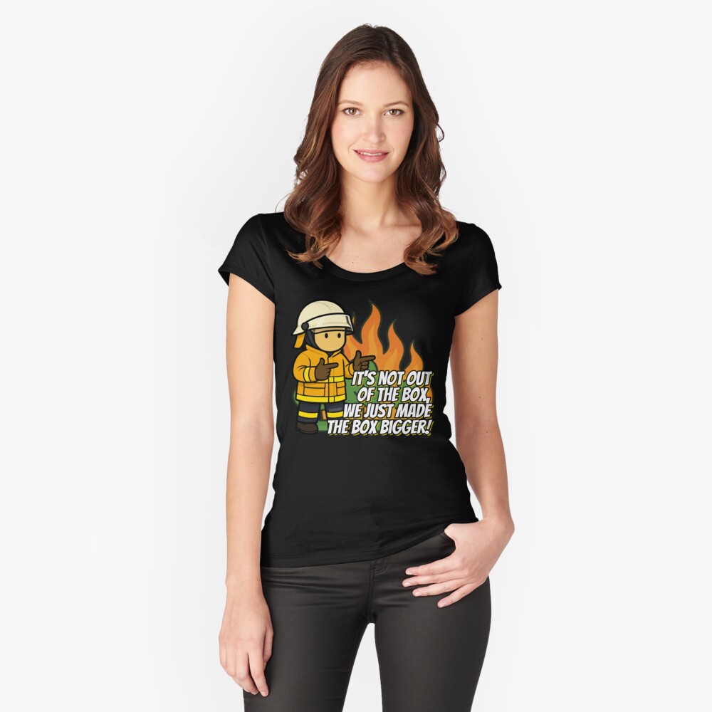 Item preview, Fitted Scoop T-Shirt designed and sold by Flashover.