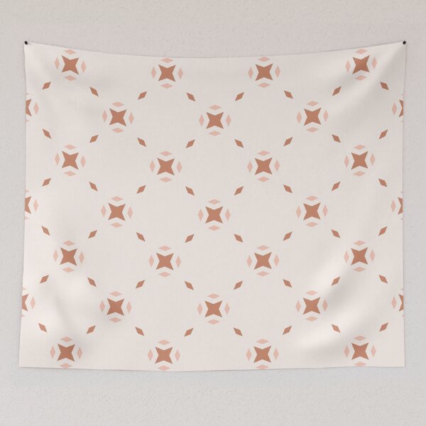 Item preview, Elegant Terracotta Lattice Pattern designed and sold by Mint + Midnight.