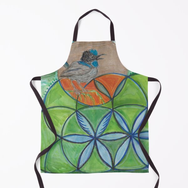 Item preview, flower of life fairy wren designed and sold by SasandFlo.