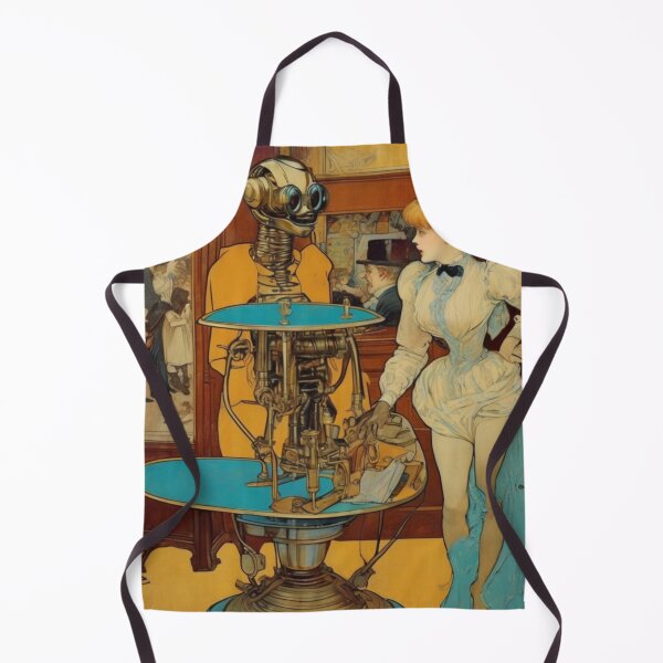 Item preview, Robot Love Art Illustrations from the 1800s | #6 designed and sold by NickWhittleArt.