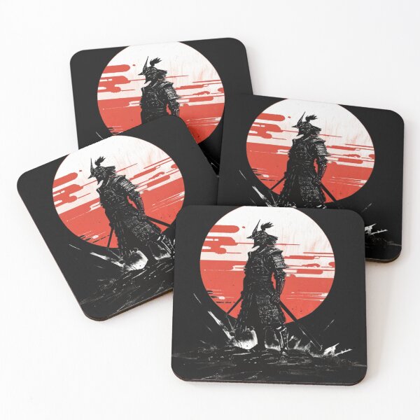 Item preview, Silhouette of a Samurai Against the Red Sun designed and sold by SuperNerdStore.