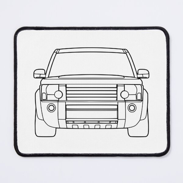 Item preview, Land Rover Discovery 3 III 2004-2009 black lined art designed and sold by EdimDesign.
