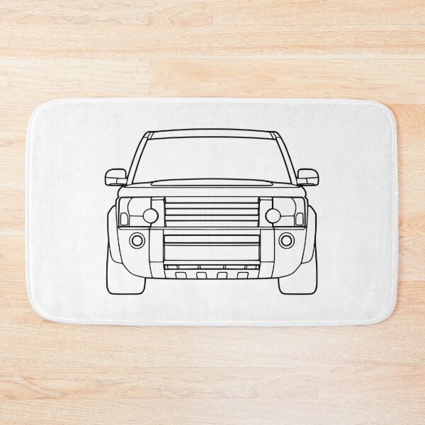 Item preview, Land Rover Discovery 3 III 2004-2009 black lined art designed and sold by EdimDesign.