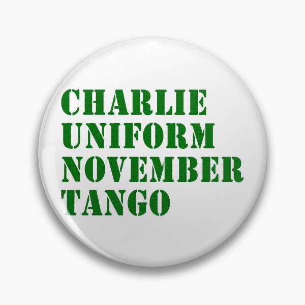 Artikelvorschau, CHARLIE UNIFORM NOVEMBER TANGO entworfen und verkauft von Angry Swan Designs.