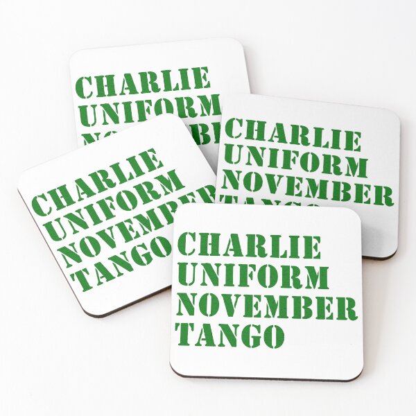 Item preview, CHARLIE UNIFORM NOVEMBER TANGO designed and sold by Angry Swan Designs.