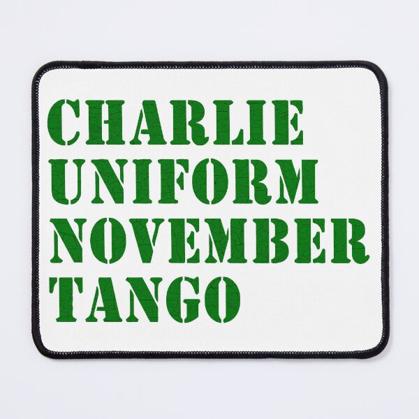 Item preview, CHARLIE UNIFORM NOVEMBER TANGO designed and sold by Angry Swan Designs.