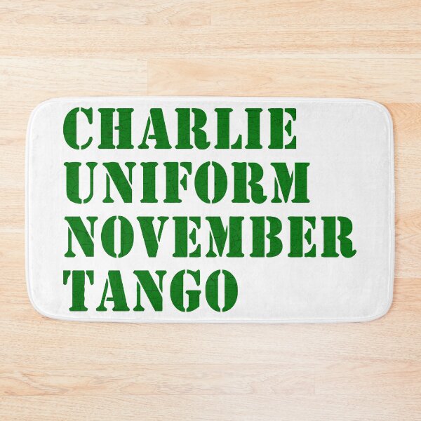 Item preview, CHARLIE UNIFORM NOVEMBER TANGO designed and sold by Angry Swan Designs.