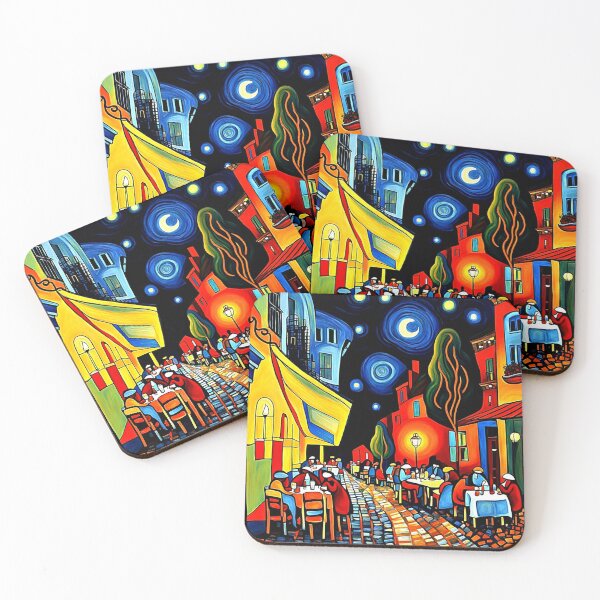 Item preview, Cafe Terrace at night 2 designed and sold by George Hutton Hunter.