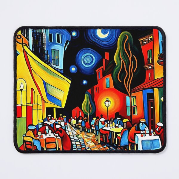 Item preview, Cafe Terrace at night 2 designed and sold by George Hutton Hunter.