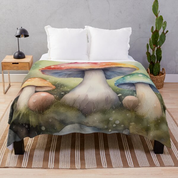 Item preview, Colorful Mushrooms designed and sold by CalmnessbyChoice.